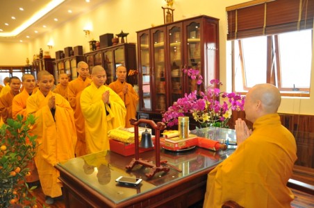 Hà Nội: Chư Tăng chùa Bằng và chùa Lý Triều Quốc Sư khánh tuế HT Thích Bảo Nghiêm