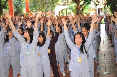 Ngày thứ hai của khóa tu mùa hè 