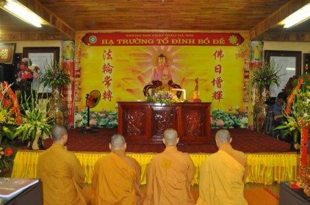 Hà Nội: Lễ khai pháp tại trường hạ Bồ Đề