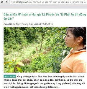 Báo Một Thế Giới phải xin lỗi, bồi thường cho “đại gia” Lê Phước Vũ