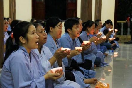 Lễ Quy y Tam bảo tại chùa Tân Ninh Đà Nẵng