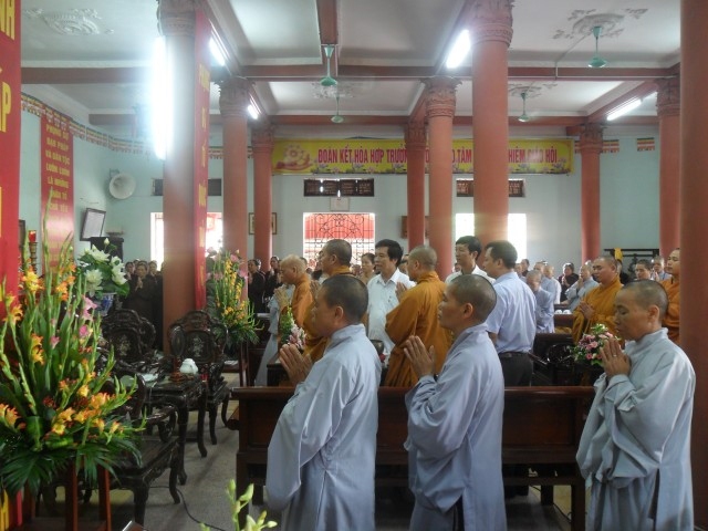 Trường hạ Tổ đình Thánh Long tổ chức tạ pháp An cư kiết hạ PL 2558 - DL 2014