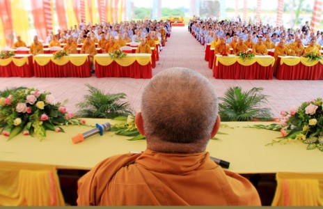 Hà Tĩnh: Lễ tạ pháp mùa an cư kiết hạ PL 2562 và động thổ xây dựng giảng đường