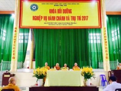 Chùm thơ kỷ niệm khóa học nghiệp vụ hành chánh và trụ trì 2017