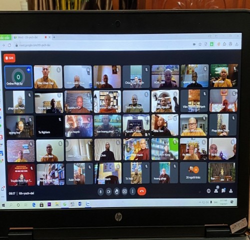 Ban Hoằng pháp TƯ họp trực tuyến triển khai công tác Phật sự trong mùa Vu Lan báo hiếu