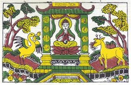 Hình ảnh Bồ tát Quan Âm qua tranh dân gian Việt Nam 