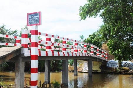 Bến Tre: Tịnh Viện Pháp Hạnh khánh thành cầu tại huyện Ba Tri