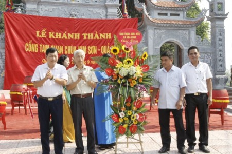 Khánh thành cổng tam quan, khai thanh đại hồng chung tại chùa Kim Sơn