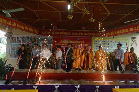 Phú Thọ: Lễ hưng công động thổ tái thiết cụm di tích chùa Bình Sơn