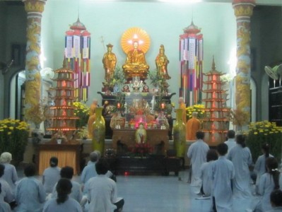 Chùa Đức Hòa - Khóa lễ sám hối và cầu an đầu năm