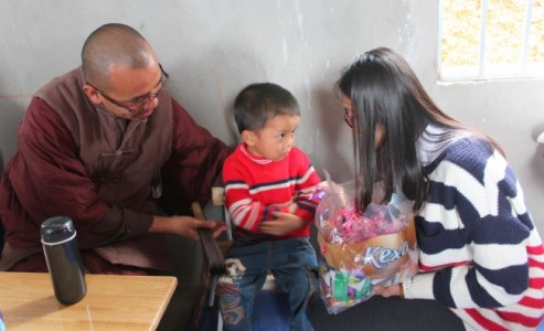 Khánh thành trường mầm non Khuổi Luông do chùa Hòa Phúc tài trợ