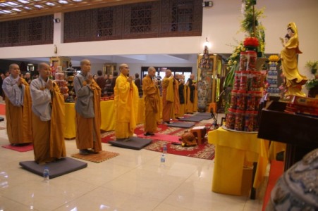 Khóa tu mừng ngày vía Bồ tát Quán Thế Âm xuất gia