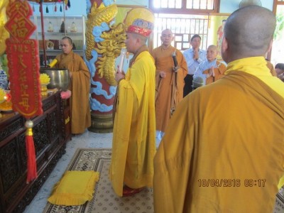 Chùa Minh Châu tổ chức lễ hiệp kỵ