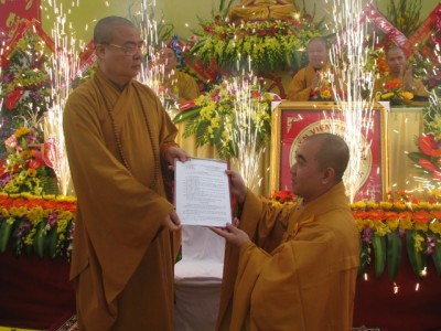 Nghệ An: Lễ bổ nhiệm trụ trì ngôi chùa cổ 300 năm tuổi