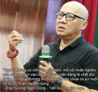 Giáo sư - Tiến sĩ, Luật sư,Tăng ni Phật tử nói gì về phát ngôn của ông Dương Ngọc Dũng