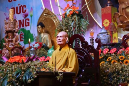 Đạo từ của Đức Đệ tam Pháp chủ tại Đại giới đàn Hà Nội 2017