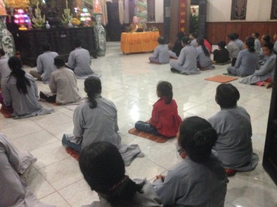 Buổi thuyết Pháp của Hòa thượng Thích Duy Trấn tại chùa Hoa Nghiêm