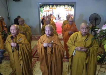 Quảng Nam: Trung ương GHPGVN viếng tang Cố Hòa thượng Thích Chơn Phát