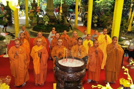 Khánh Hoà: Gần 200 đoàn phúng viếng Trưởng lão Hòa thượng Thích Thiện Bình