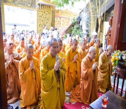 TP.HCM: Chùa Minh Đạo trang nghiêm lễ huý kỵ lần thứ 60 Cố Hoà thượng Thích Thiện Tường