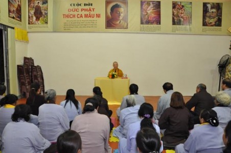 Hòa thượng Thích Bảo Nghiêm thuyết giảng tại chùa Xã Tắc - Quảng Ninh