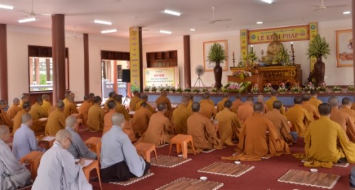 HT.Thích Bảo Nghiêm: Trụ trì là phải quán sát tất cả trên dưới trong ngoài..*