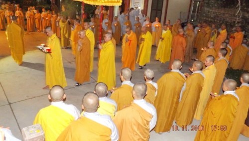 Khánh Hòa: Lễ nhập kim quan Trưởng lão Hòa thượng Thích Thiện Bình