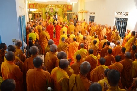 Lễ nhập kim quan Trưởng lão HT.Thích Trí Tâm, Phó Pháp chủ HĐCM GHPGVN