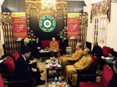 HT. Thích Thiện Nhơn tiếp Đại sứ đặc mệnh toàn quyền Vương quốc Thái Lan