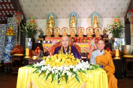 Hà Nội: Hòa thượng Yoshimizu Daichi thuyết giảng tại lễ cầu an