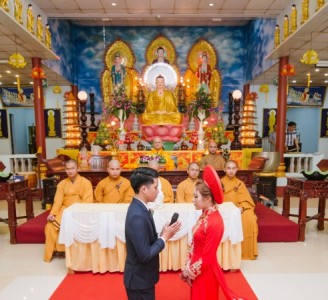 Gia Lai: Lễ hằng thuận tại chùa Từ Quang