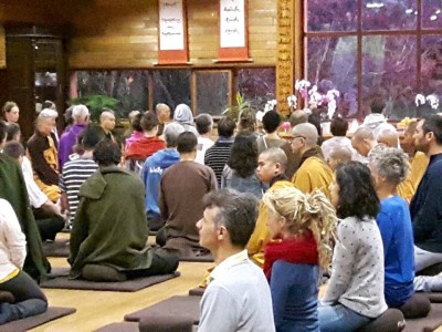 Lễ quy y cho 43 thiền sinh phương tây tại chùa Pháp Vân nước Pháp