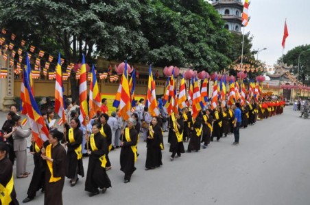 Hà Nội: Tưng bừng lễ hội rước Phật quanh làng Bằng A 