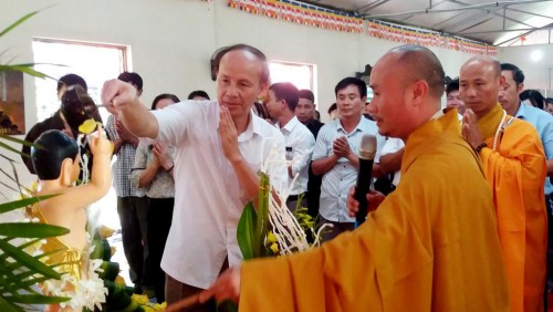 Hà Tĩnh: Trang nghiêm đại lễ Phật đản PL 2562 tại chùa Tịnh Lâm