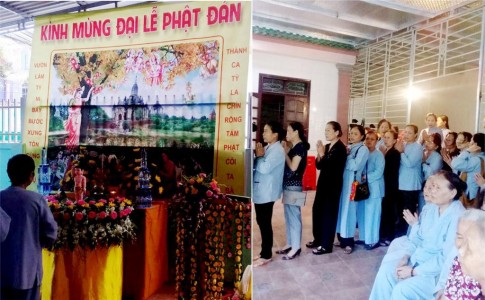 Hà Tĩnh: Đại lễ kính mừng Phật đản PL 2562 tại các chùa và tư gia 