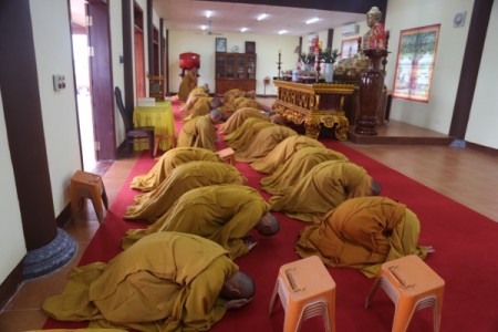 Hà Tĩnh: Lễ Bố-tát tụng giới đầu năm Mậu Tuất