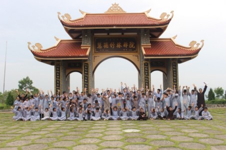 Thiền viện Trúc Lâm Tuệ Đức vào mùa tu tập