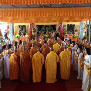 Lễ tiểu tường Cố Hòa thượng tọa chủ tu viện Phước Hoa