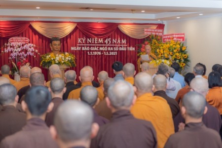 Báo Giác Ngộ 45 năm mang sứ mệnh truyền tải thông điệp Phật giáo