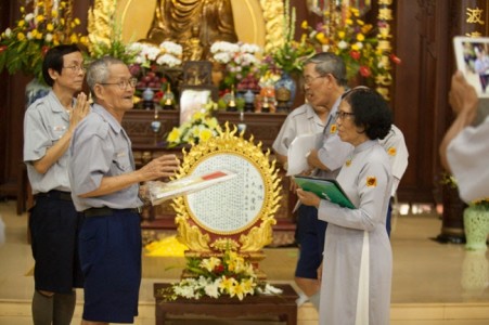 Gia đình Phật tử tỉnh Thừa Thiên có thêm nữ cấp Dũng 