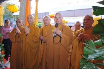 HĐTS, BTS các tỉnh, ban ngành viếng Ni trưởng Thích Đàm Hảo