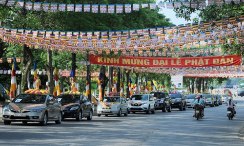 GHPGVN tỉnh Lạng Sơn long trọng tổ chức Đại lễ Phật đản PL 2559