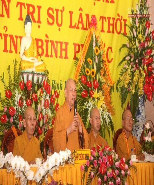 Bình Phước: Công bố quyết định công cử Ban Trị sự lâm thời