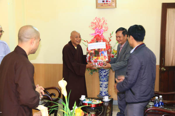 BTS GHPGVN Tp Đà Nẵng chúc tết các cơ quan ban ngành