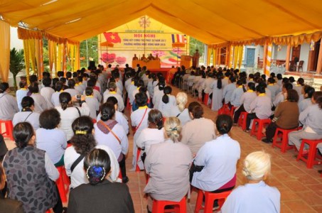 Hà Tĩnh: Phật giáo huyện Đức Thọ tổng kết Phật sự 2017