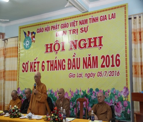 Gia Lai: Sơ kết công tác Phật sự 6 tháng đầu năm 2016