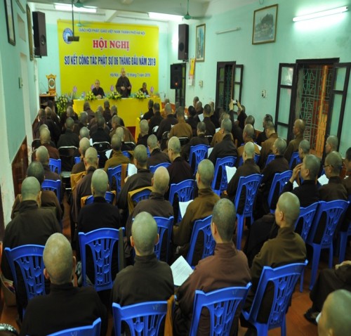 Phật giáo Hà Nội sơ kết Phật sự 6 tháng đầu năm 2019