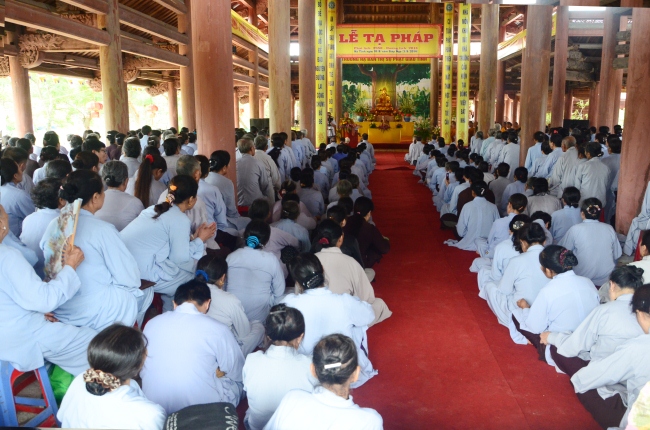 Lễ tạ pháp An cư tại Hạ trường Tùng Lâm Thanh Lương Hà Tĩnh