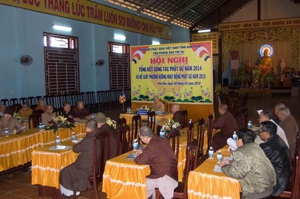 GHPGVN tỉnh Kon Tum tổng kết công tác Phật sự 2014