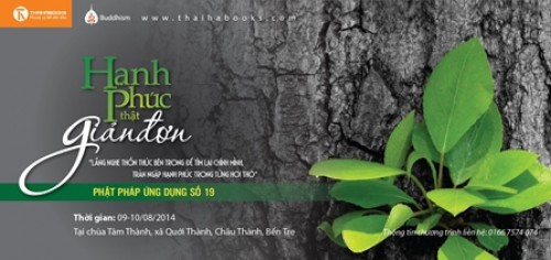 Chương trình Phật Pháp Ứng Dụng số 19: 